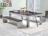 Playcraft Genoa 7' Slate Pool Table with Dining Top