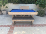 Hathaway Logan 7-ft 3 in 1 Pool Table with Benches