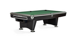 Brunswick Billiards Gold Crown VI 9' Slate Pool Table in Matte Black w/ Gully Return