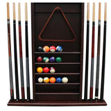 Playcraft Premium Hardwood Billiard Wall Racks
