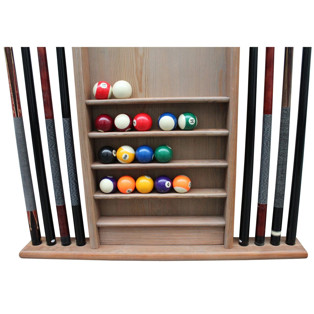 Playcraft Premium Hardwood Billiard Wall Racks