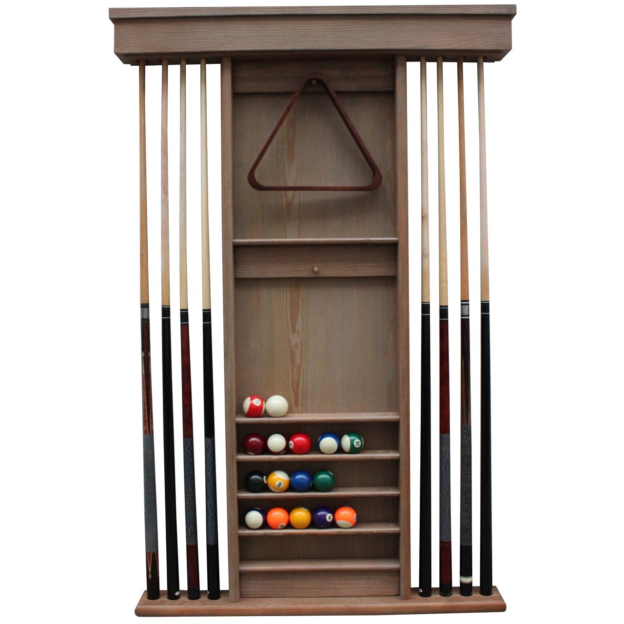 Playcraft Premium Hardwood Billiard Wall Racks