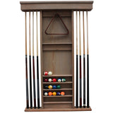 Playcraft Premium Hardwood Billiard Wall Racks