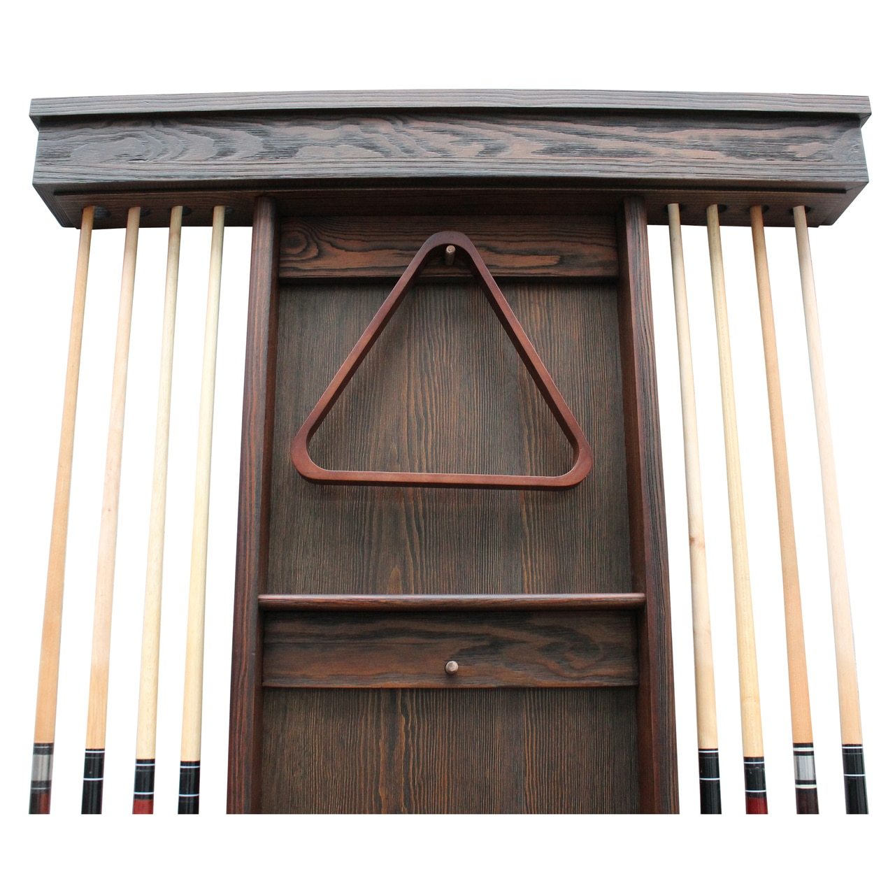 Playcraft Premium Hardwood Billiard Wall Racks