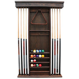 Playcraft Premium Hardwood Billiard Wall Racks
