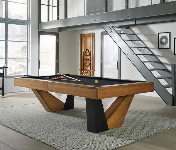 American Heritage Billiards 8' Annex Billiard Table (Brushed Walnut)