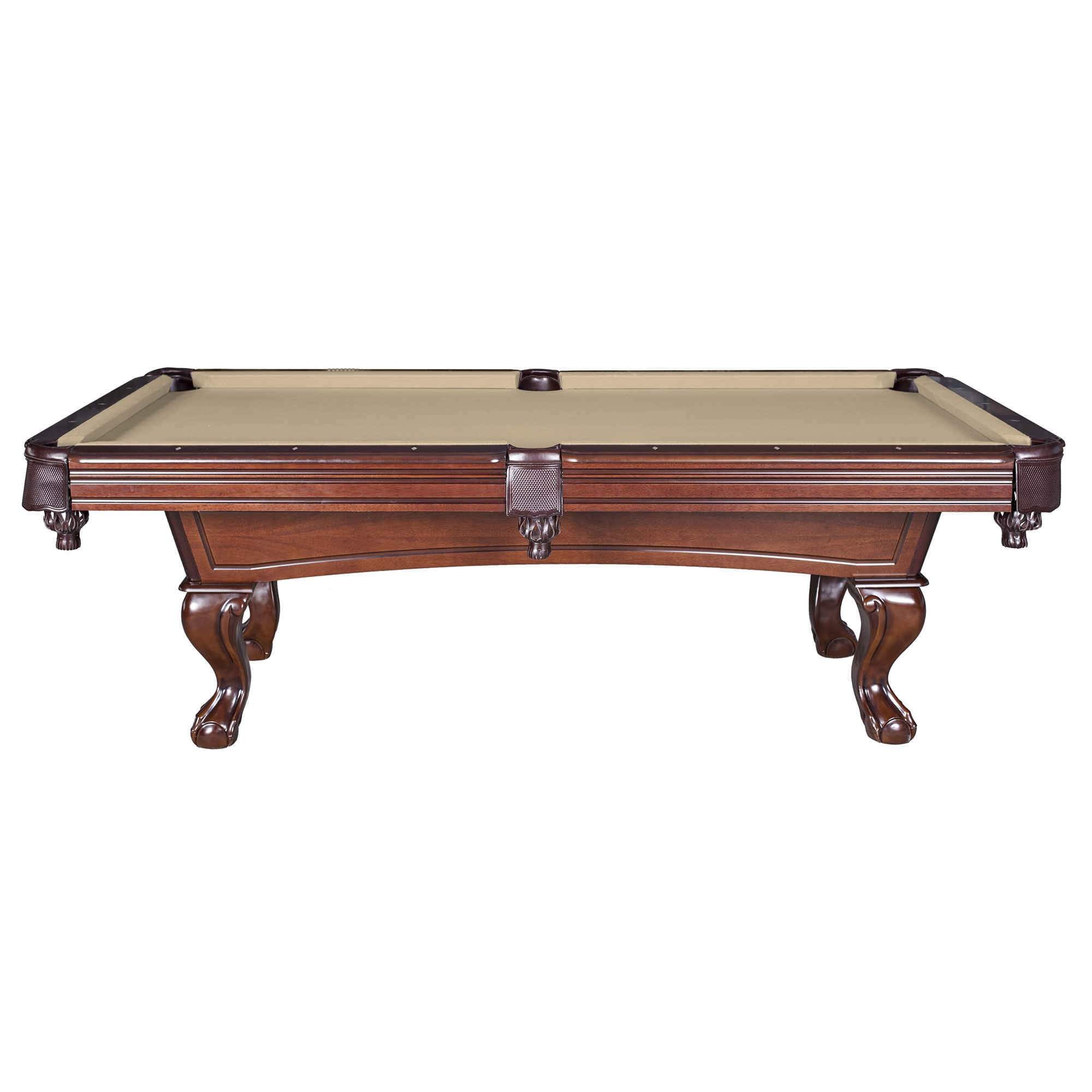 Carmelli Augusta 8' Non-Slate Pool Table in Walnut Finish