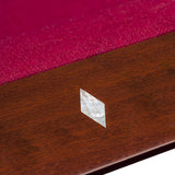 Carmelli Augusta 8' Non-Slate Pool Table in Mahogany Finish