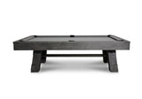 Nixon Georgia 7' Slate Pool Table in Grayson Grey Finish w/ Dining Top Option