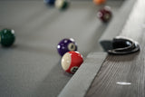 Nixon Birdy 8' Slate Pool Table in Grayson Grey Finish w/ Dining Top Option