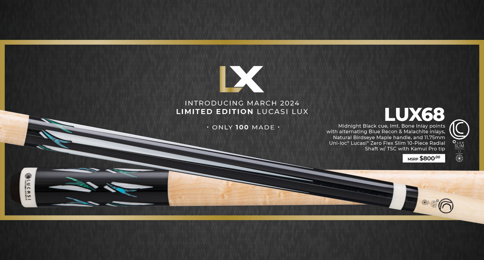 Lucasi Lux® LUX68 Cue