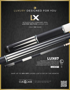 Lucasi Lux® LUX67 Pool Cue