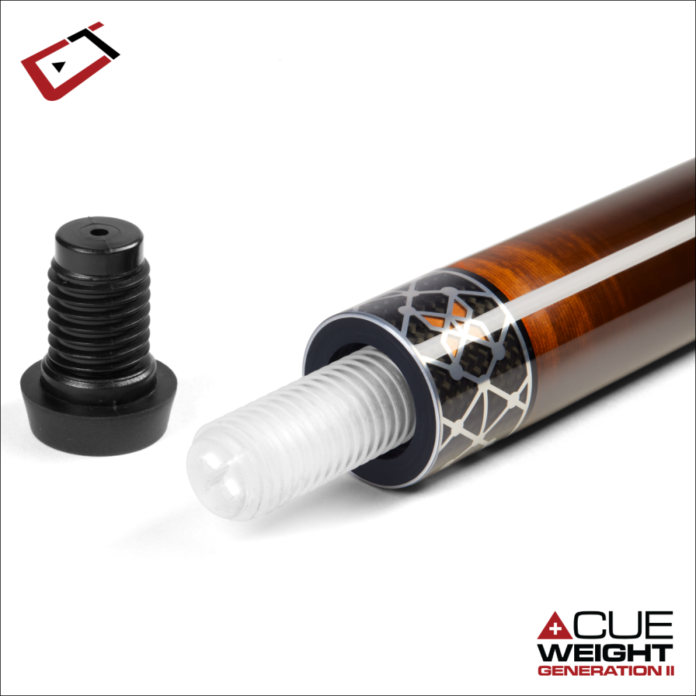 Cuetec Cynergy X Cue Amber, No Wrap (12.5mm Shaft)