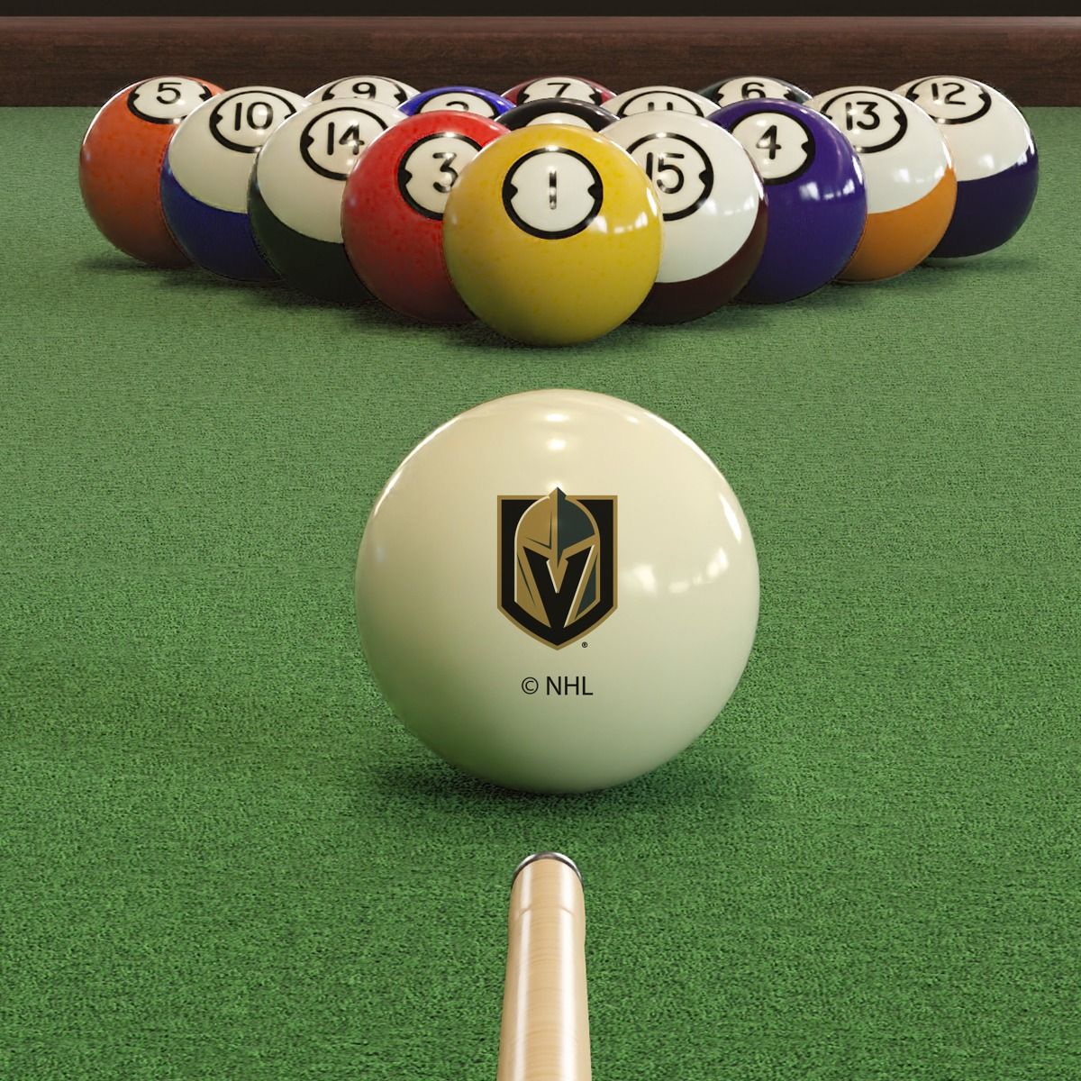 Imperial Vegas Golden Knights Retro Billiard Ball Set