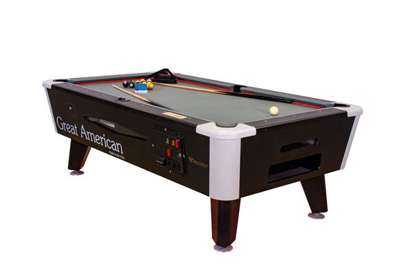 Great American Black Diamond Coin Operated Pool Table