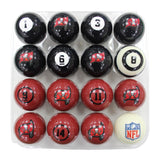 Imperial Tampa Bay Buccaneers Billiard Balls With Numbers