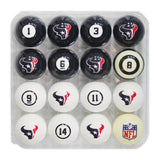 Imperial Houston Texans Billiard Balls With Numbers