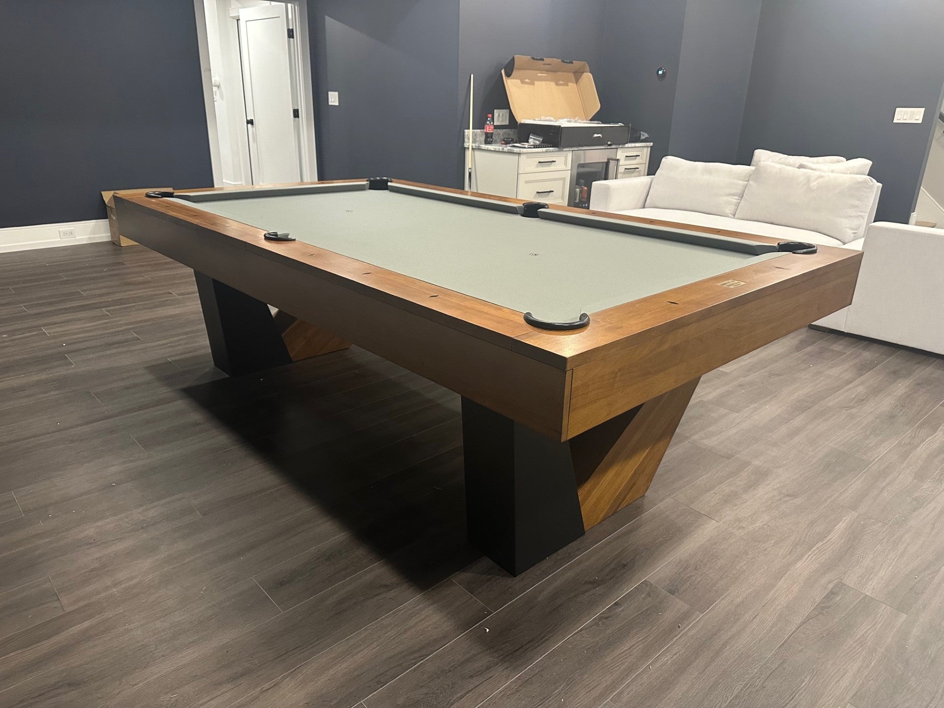 American Heritage Billiards 8' Annex Billiard Table (Brushed Walnut ...