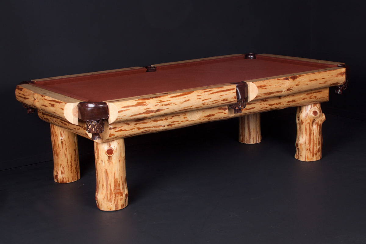 Viking Log Furniture Klondike Log Pool Table