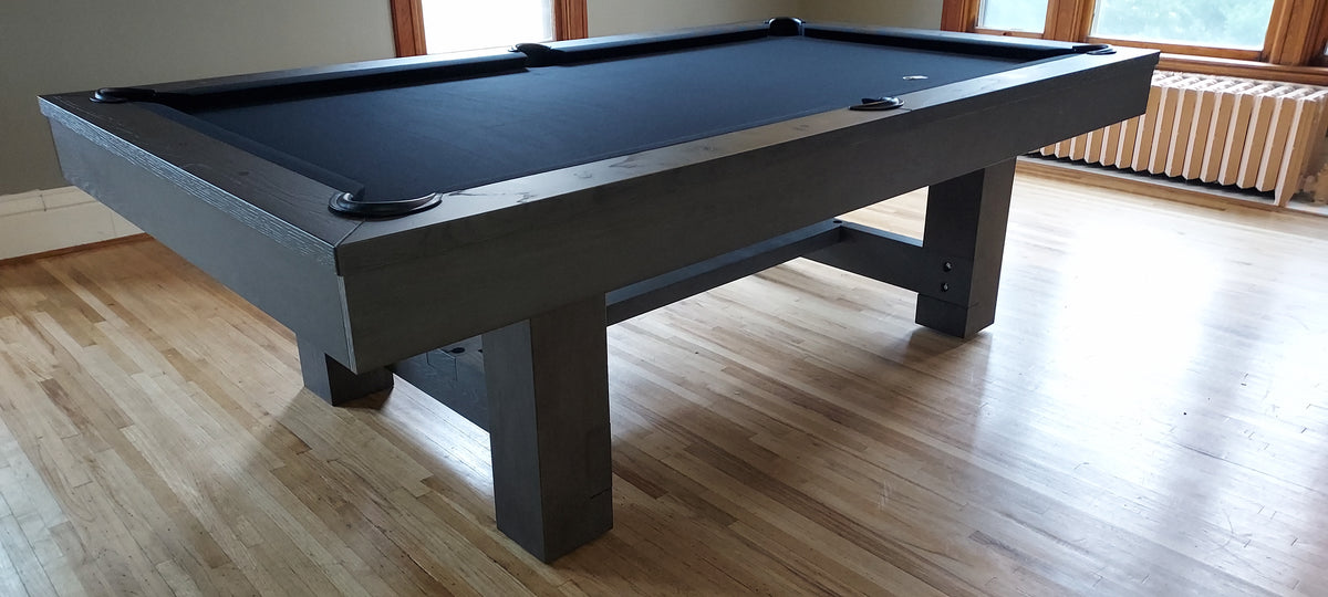 Nixon Rocky 8' Slate Pool Table in Charcoal Finish – Pro Pool Store