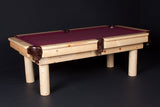 Viking Log Furniture Sawtooth Norway Log Pool Table