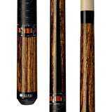 Lucasi Custom® LZC26 Exotic Bocote & Black Cue with Embossed Leather Wrap