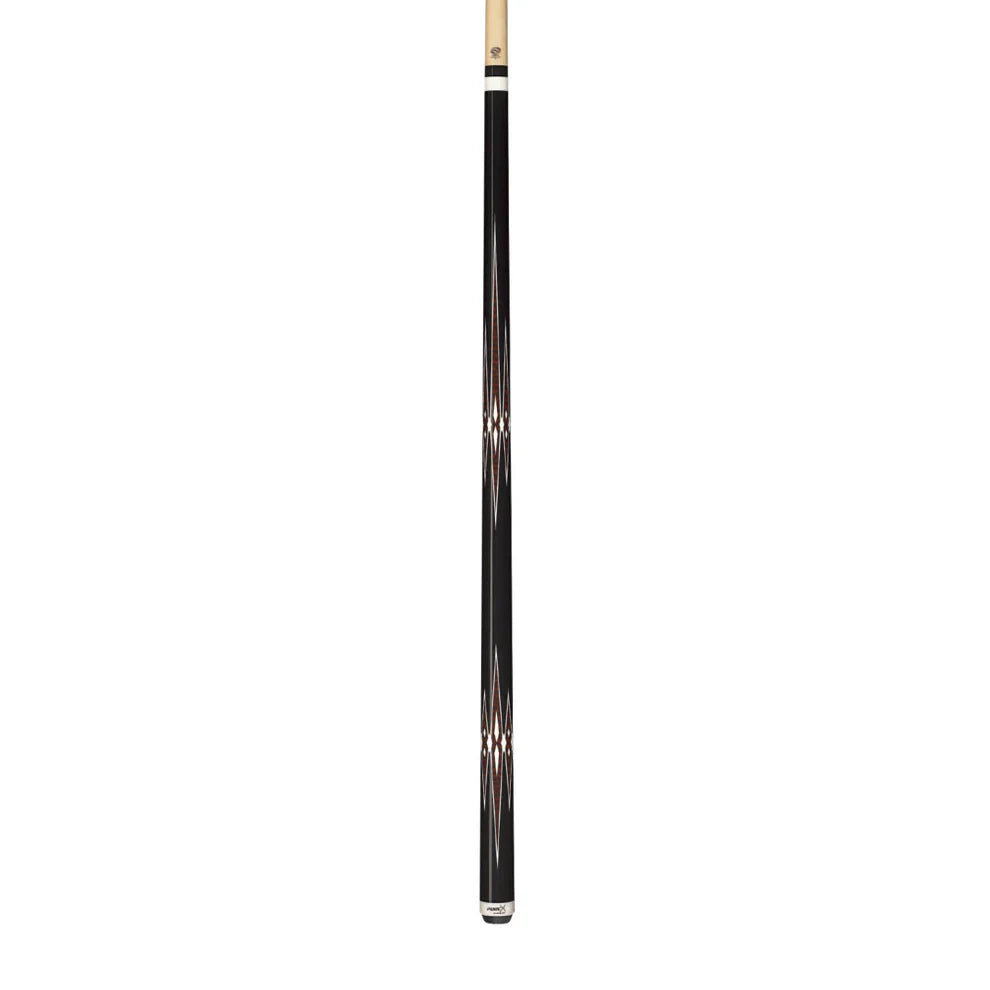 Pure X Midnight Black & Zebrawood Wrapless Cue