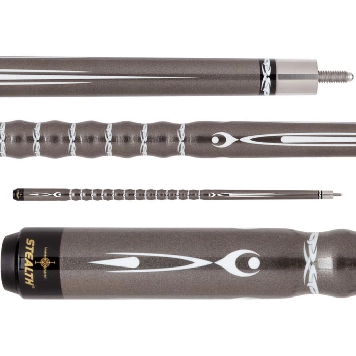 Stealth archery bow components on a white background