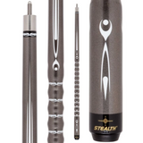 Stealth fishing rod components on a white background