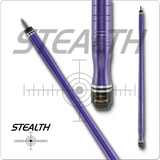 Purple cue with 'Stealth' branding on a white background