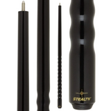 Black cue with 'Stealth' branding on a white background