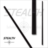 Black cue with 'Stealth' branding on a white background