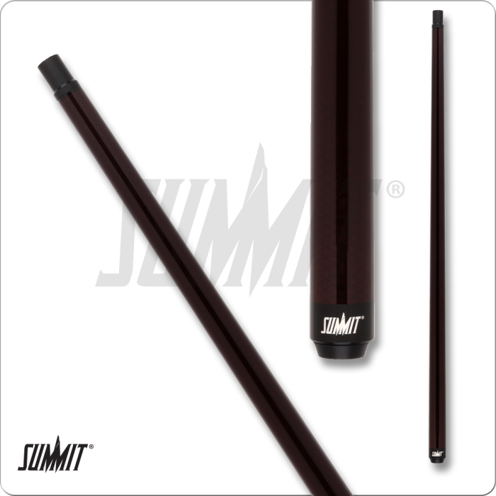Summit pool cue and shafts on a white background