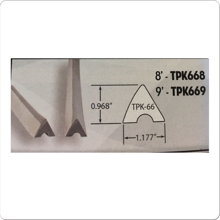 Measurement chart for architectural trim with dimensions and product codes.