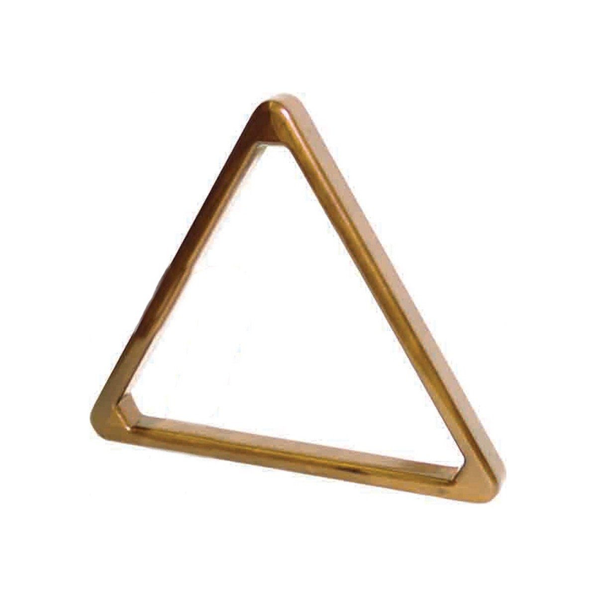 Imperial Bull Nose Wood Triangle, Antique Walnut