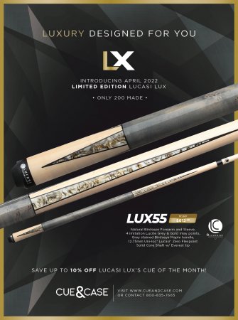 Lucasi Lux® LUX55 Pool Cue