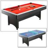 Carmelli Maverick 7 Ft. Pool Table w/ Table Tennis