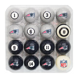 Imperial New England Patriots Billiard Balls With Numbers