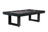 American Heritage  Billiards Lanai 8' Outdoor Slate Pool Table In Obsidian Black