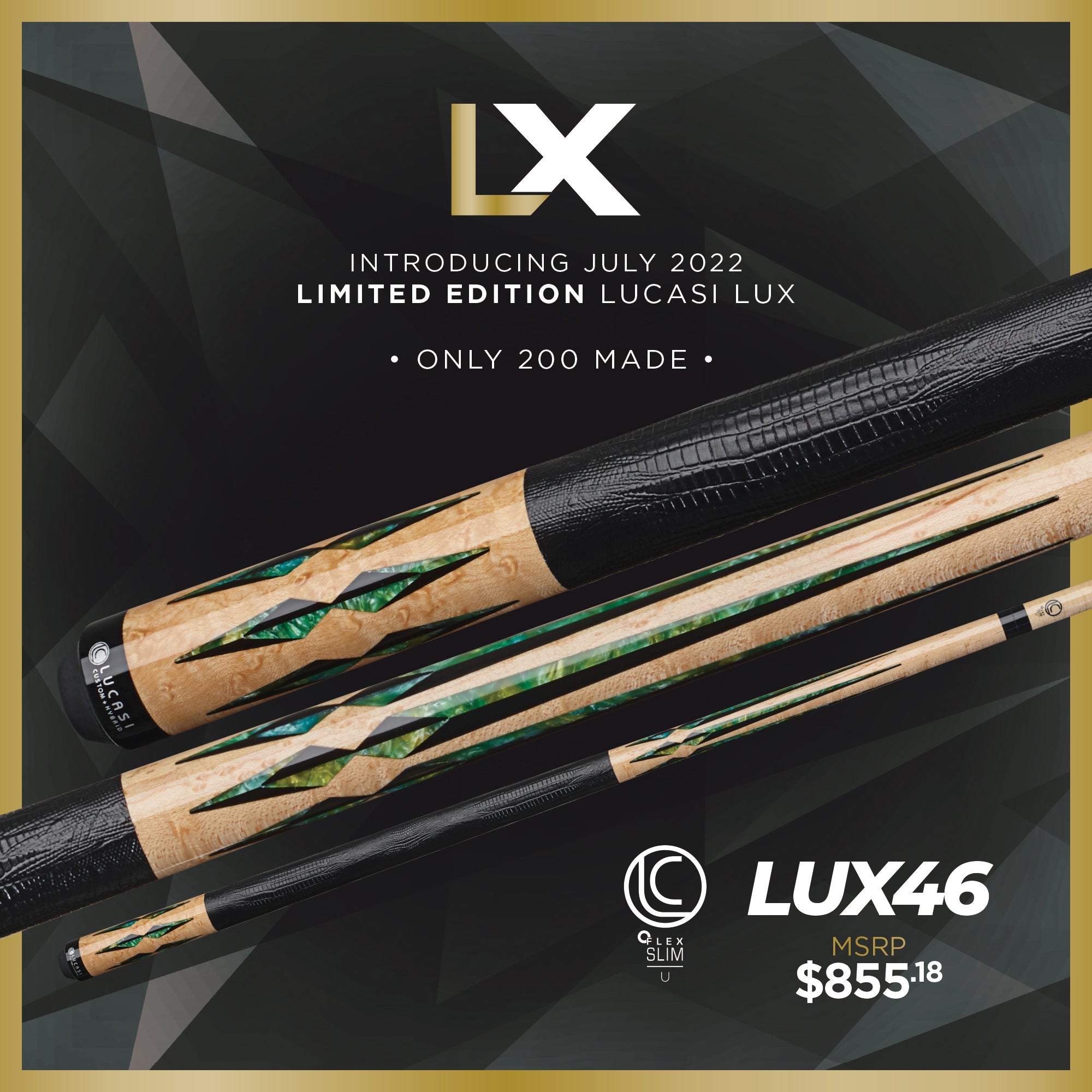 Lucasi Lux® LUX46 Pool Cue