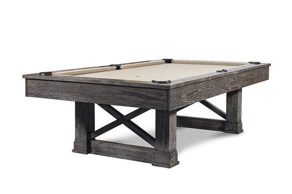 Picture of Iron Smyth The Farmhouse 8' Slate Pool Table in Charcoal Finish