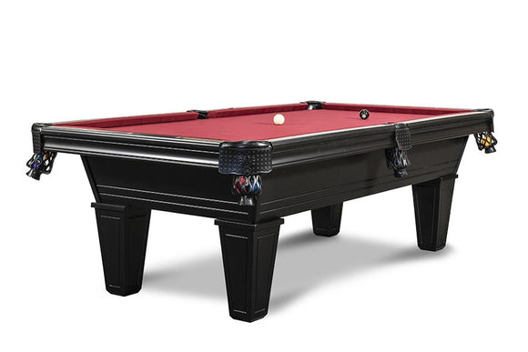 Picture of Iron Smyth The Hunchback 8' Slate Pool Table in Black