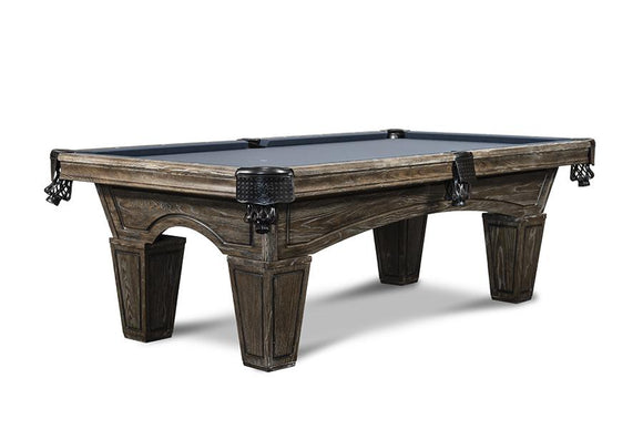 Picture of Iron Smyth The Don 8' Slate Pool Table in Brownwash Finish