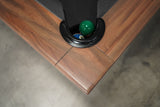 Nixon KAI 8' Slate Pool Table in Walnut Finish w/ Dining Top Option