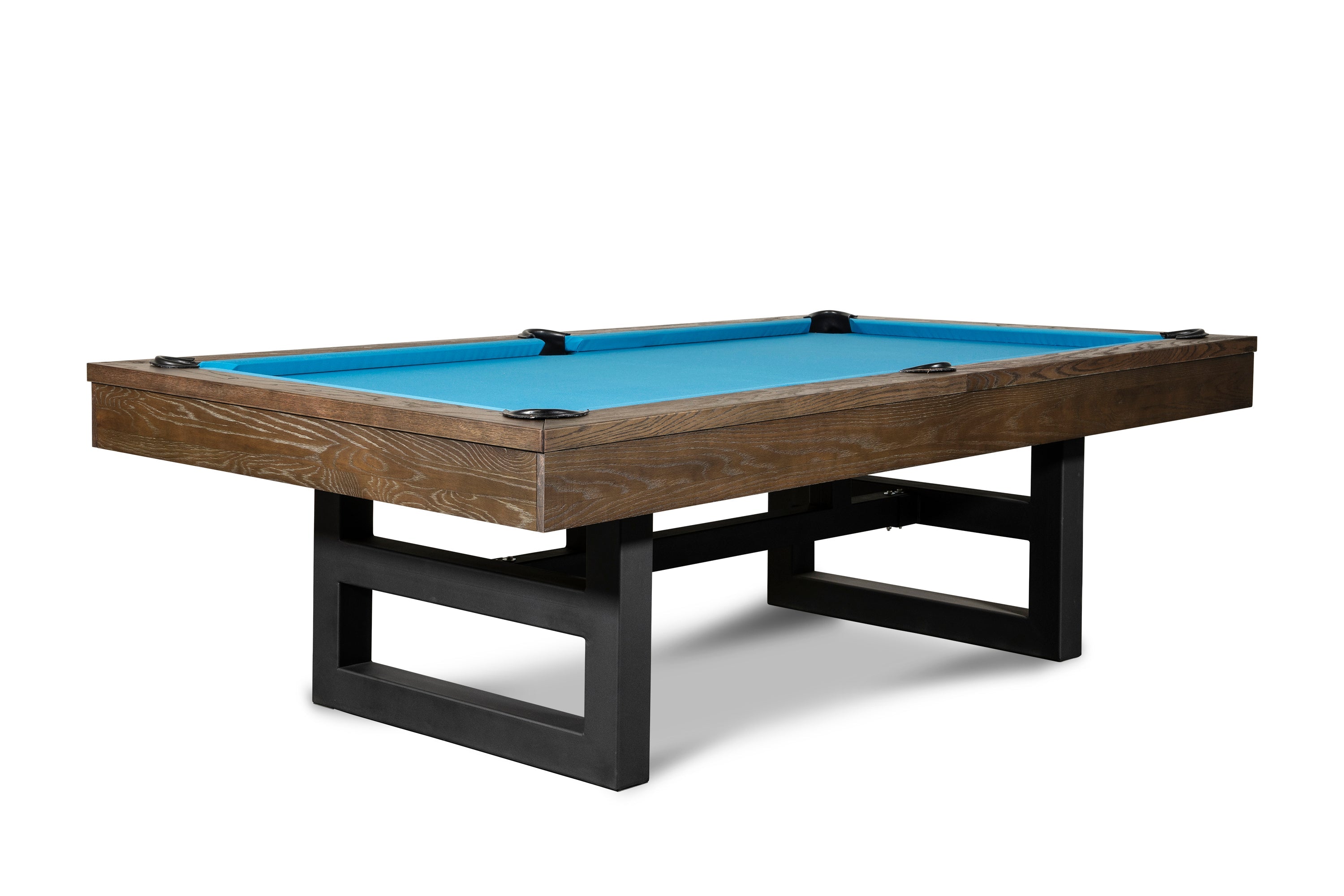 Nixon Mckay 7' Slate Pool Table in Brownwash Finish w/ Dining Top Option