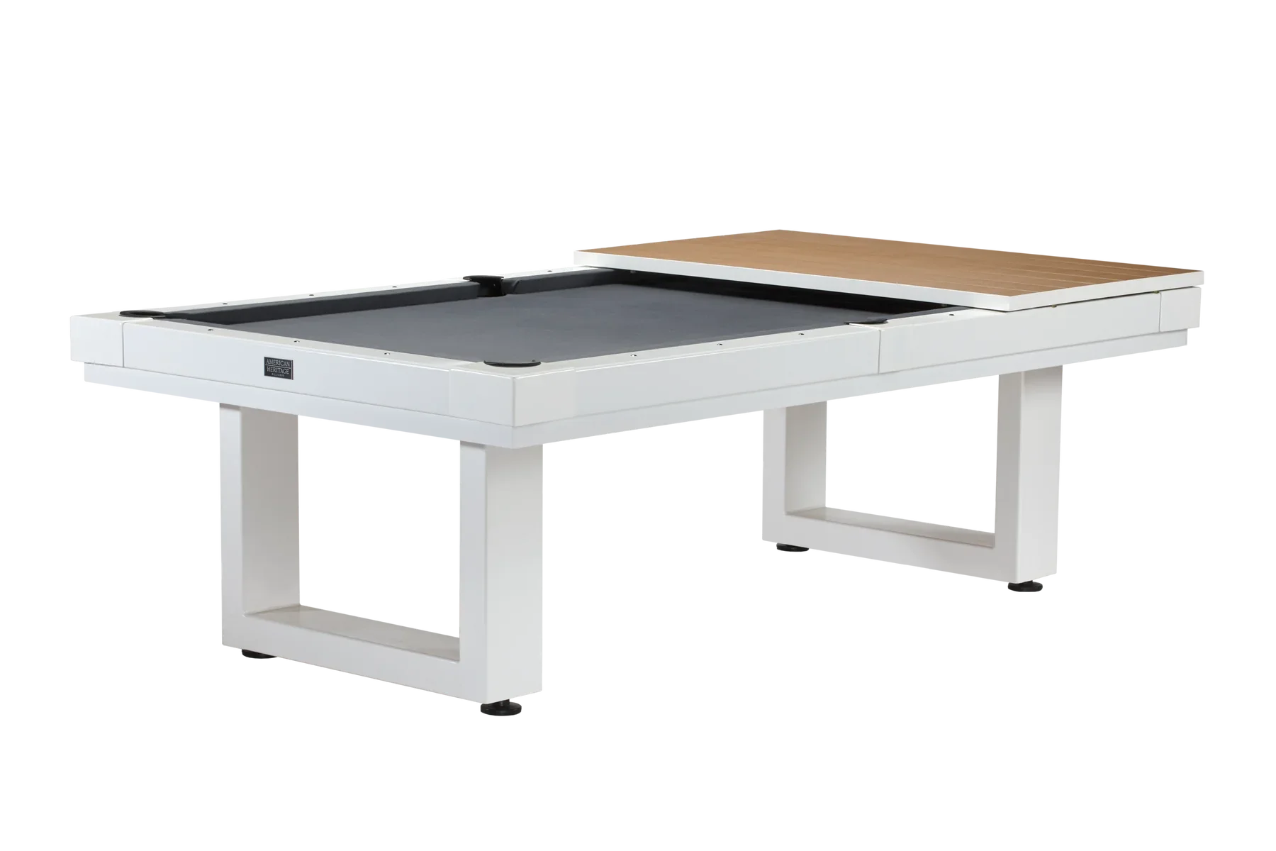 American Heritage Billiards Lanai Outdoor 8' Dining Top in Pearl White