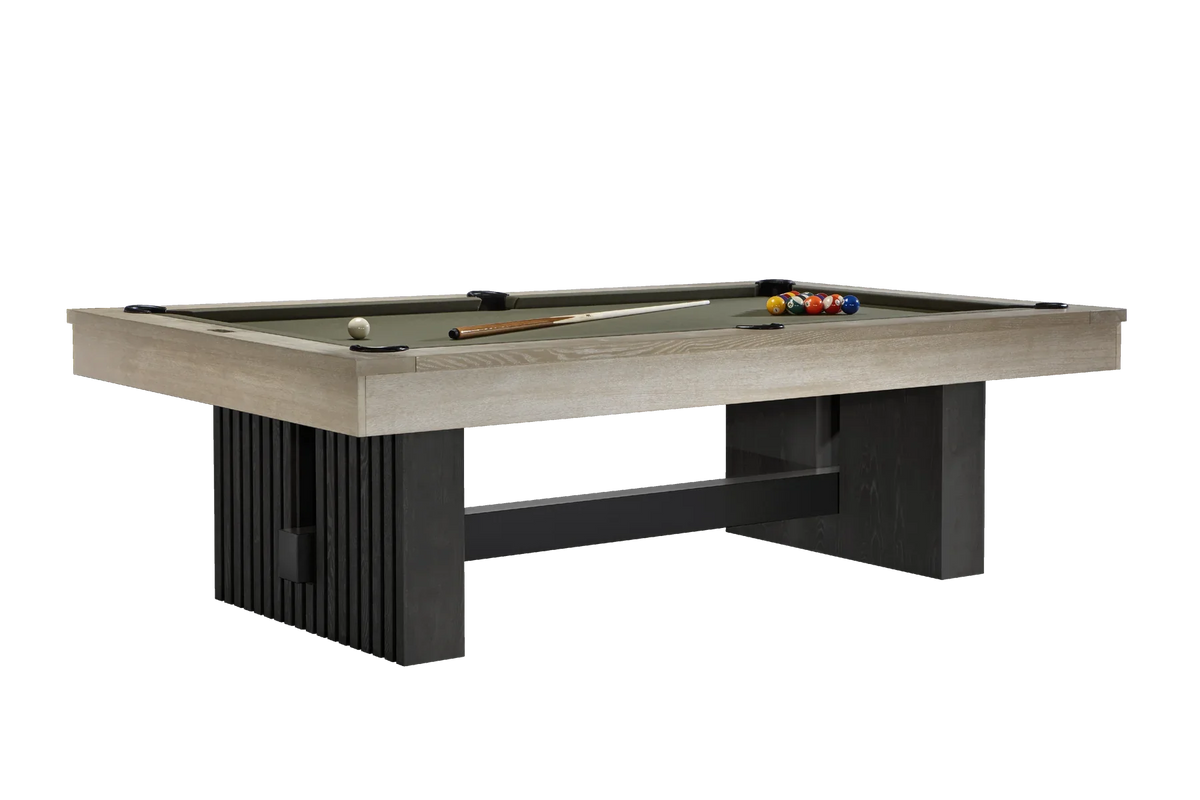 American Heritage Billiards Vancouver 8' Slate Pool Table In Natural a ...