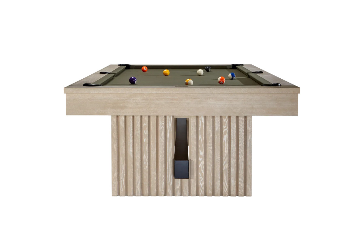 American Heritage Billiards Vancouver 8' Slate Pool Table In Natural A ...
