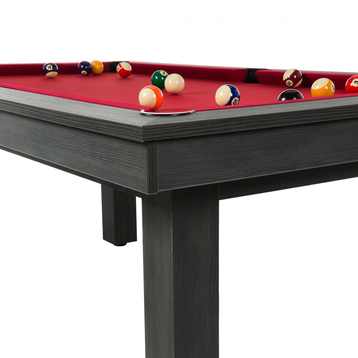 Rene Pierre Billiards Lafite Grey Pool Table with Dining Top