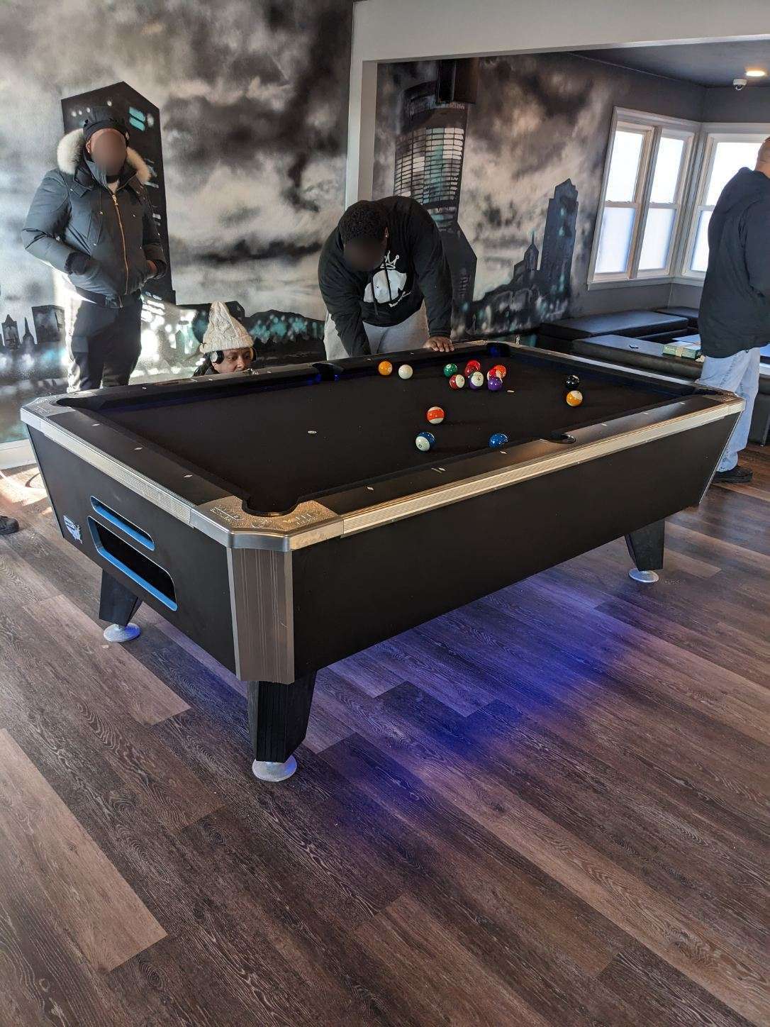 Valley Panther Coin Operated Pool Table